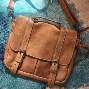 ROOTS Tribe leather bag